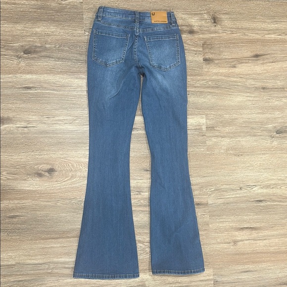 Bling Star-Embellished Women's Flare Jeans - Picture 2 of 2